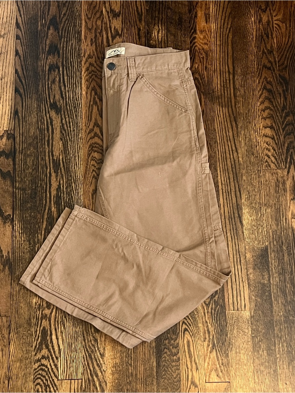 Men's Tan Chino Pants — Casual Straight Fit by